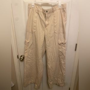 Cream cargo pants